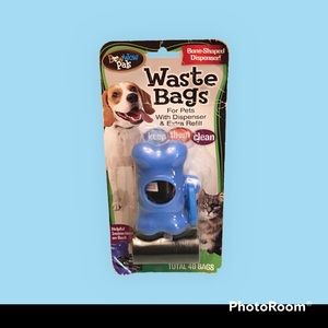 Bow Wow Pets brand Doggie Waste Bags & Holder, NWT